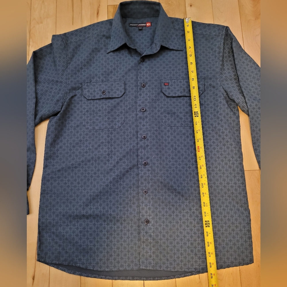 Point Zero men's size medium (or slim large) button up shirt - Picture 4 of 5
